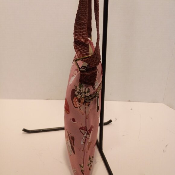 2023 FAIRY DROP ART Merry Mushrooms Print Nylon Crossbody Bag - Picture 8 of 13